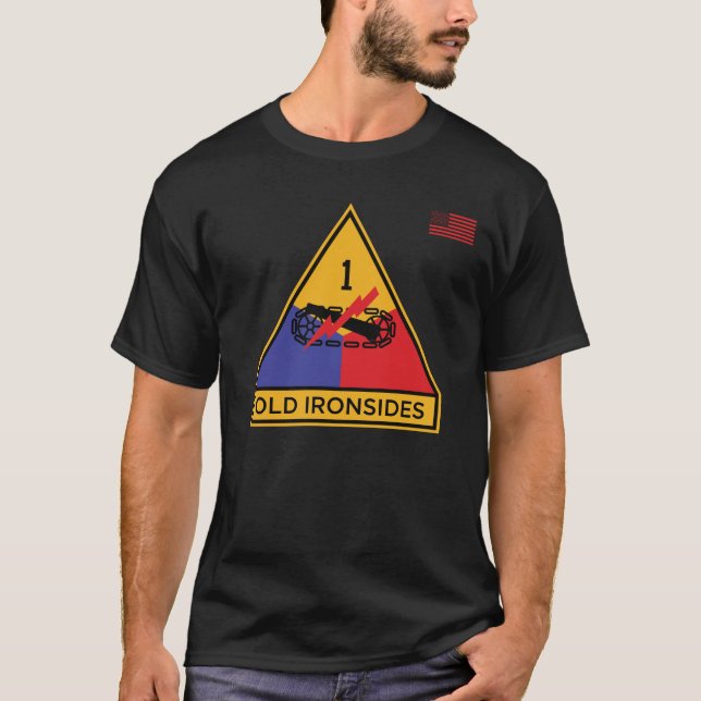 1st Armoured Division "Old Ironsides" T-Shirt (Front)