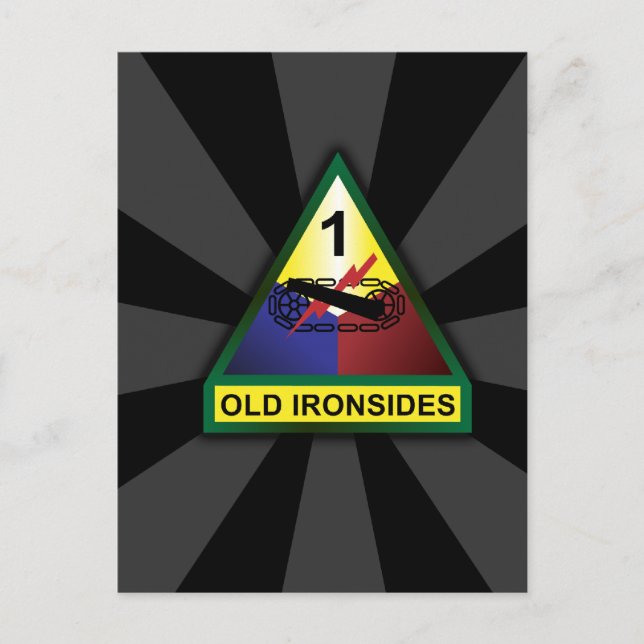 1st Armoured Division Postcard (Front)