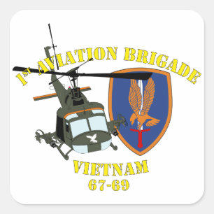 1st Aviation Brigade - Custom Square Sticker