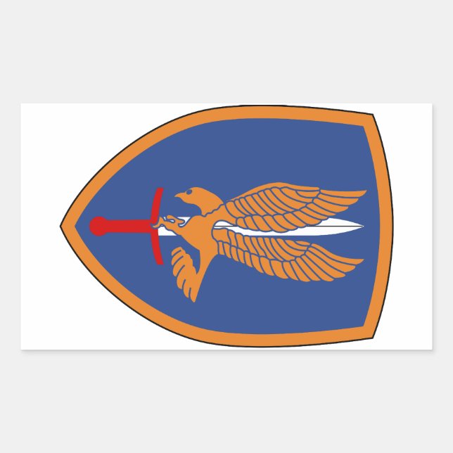 1st Aviation Brigade Rectangular Sticker (Front)