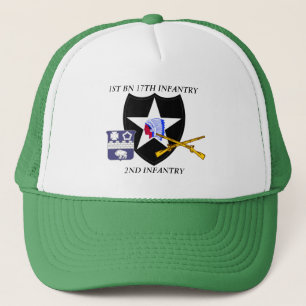 1ST BATTALION 17TH INFANTRY 2ND INFANTRY DIVISION TRUCKER HAT