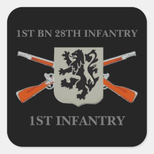 1ST BATTALION 28TH INFANTRY 1ST INFANTRY STICKERS