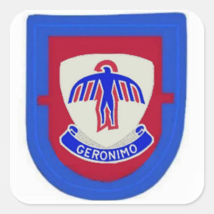 1st Battalion 501st Infantry Flash and DUI Sticker