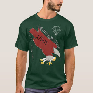 1st Battalion 501st Parachute Infantry Camp Eagle T-Shirt