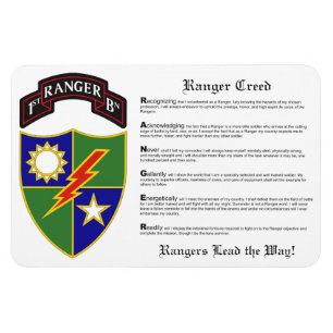 1st Battalion - 75th Ranger Regiment Magnet 4x6