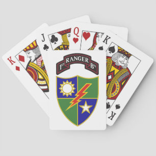 1st Battalion - 75th Ranger Regiment Playing Cards