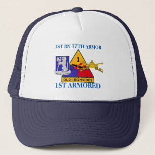 1ST BATTALION 77TH ARMOR 1ST ARMORED HAT