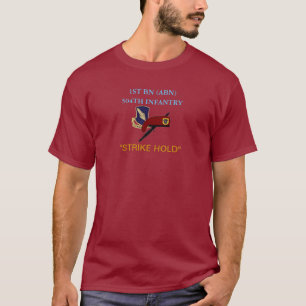 1ST BATTALION (ABN) 504TH INFANTRY T-SHIRT