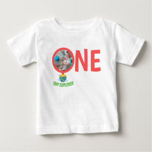 1ST BIRTHDAY BABY CLOTHES CUSTOM PHOTO BABY T-Shirt