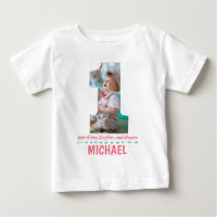 1ST BIRTHDAY BABY CLOTHES CUSTOM PHOTO