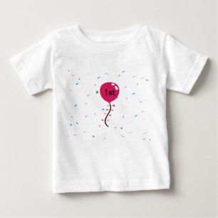 1st birthday balloon baby T-Shirt