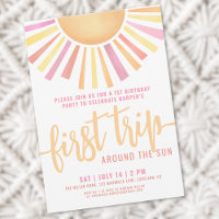 1st Birthday Boho First Trip Around The Sun