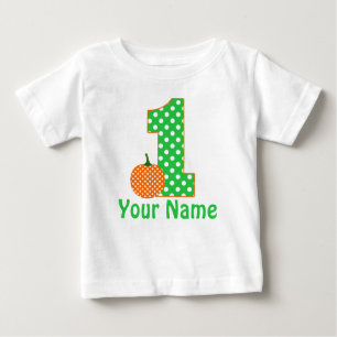 1st Birthday Boy Pumpkin T-Shirt