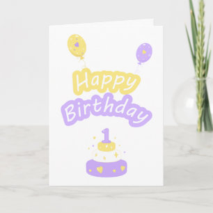 1st Birthday card