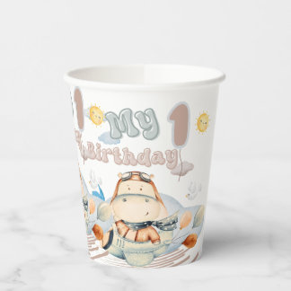 1st birthday cardboard paper cups