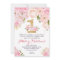 1ST birthday FIRST Beautiful Floral Invitation,