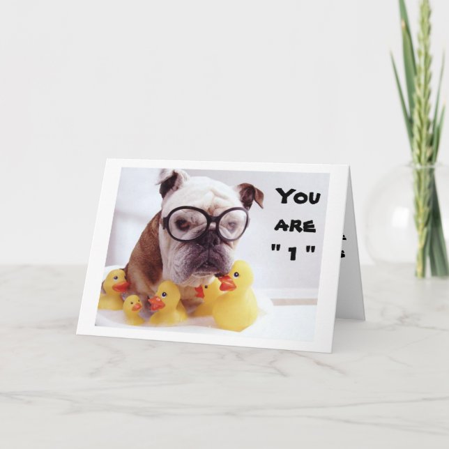 ****1st BIRTHDAY**** FOR OUR CHILD Card (Front)