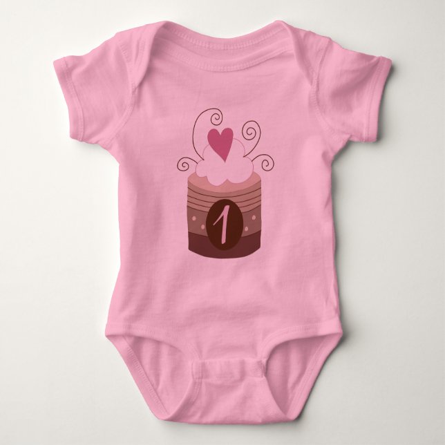1st Birthday Gift Ideas For Her Baby Bodysuit (Front)