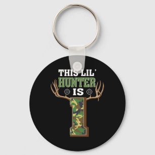 1st Birthday Hunting Deer 1 Year Old Hunter 1 Key Ring