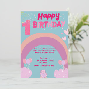 1st birthday invitation 