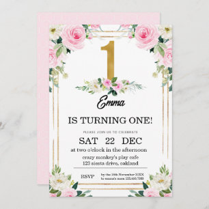 1st Birthday Invitation