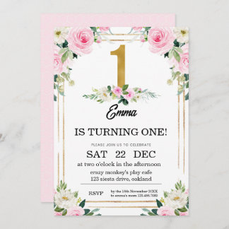 1st Birthday Invitation