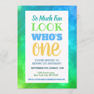1st Birthday Invitation Wording