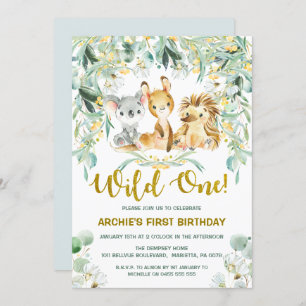 1st Birthday Invitations   Cute Bush Babies