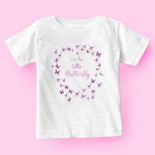 1st Birthday Little Butterfly Baby Girl  Baby T-Shirt