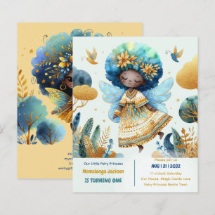 1st Birthday Little Fairy Princess African ONE