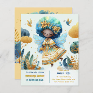 1st Birthday Little Fairy Princess African ONE