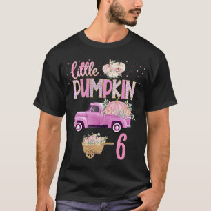 1st Birthday Little Pumpkin Fall Vintage Truck Aut T-Shirt