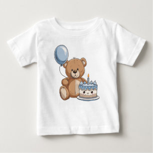 1st Birthday Minimal Baby T-Shirt