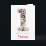 1st Birthday Number 1 Photo Collage Personalised Card<br><div class="desc">Celebrate your little one's momentous 1st Birthday with this cute card. It's a personalised photo collage birthday card that allows you to create a truly unique and memorable design. This customisable template lets you insert your own cherished photos, capturing the precious moments of your baby's first year. This custom card...</div>