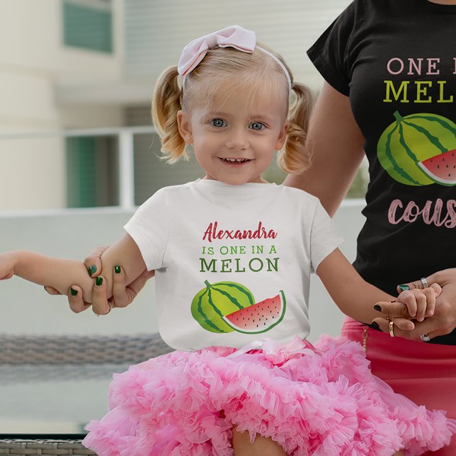 1st Birthday One in a Melon Baby T-Shirt (Creator Uploaded)