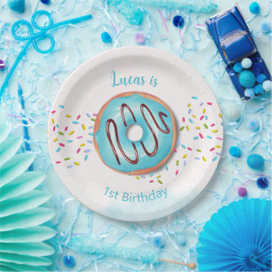 1st Birthday Paper Plate