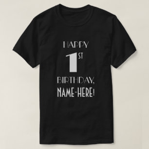 1st Birthday Party - Art Deco Inspired Look Shirt