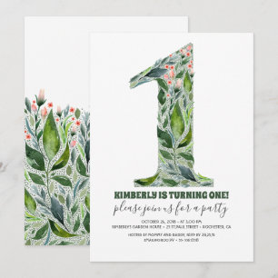 1st Birthday Party Invitation