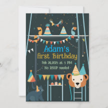 1st Birthday party Whimsical Animal Celebration