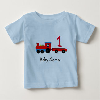 1st Birthday Personalised Train T-Shirt