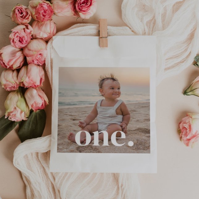 1st Birthday Photo - one Favour Bag (Creator Uploaded)