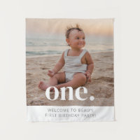 1st Birthday Photo Welcome Sign