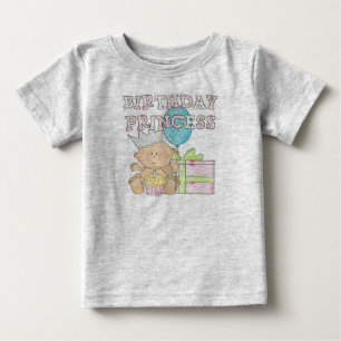 1st Birthday Princess With Crown Tshirts