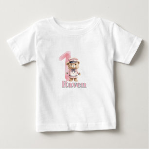 1ST Birthday Sailor Bear! Baby T-Shirt
