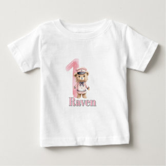 1ST Birthday Sailor Bear! Baby T-Shirt