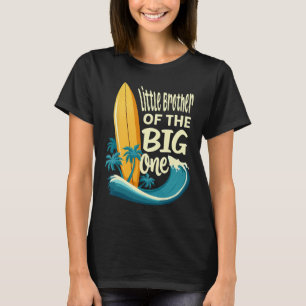 1st Birthday Surfer Lil Brother Of The Big One Sur T-Shirt