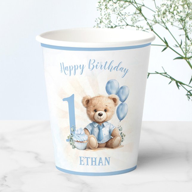 1st Birthday Teddy Bear Party Paper cups (1st Birthday Teddy Bear Party Paper cups)