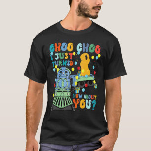 1st Birthday Train Party Choo Choo I Turned 1 How T-Shirt