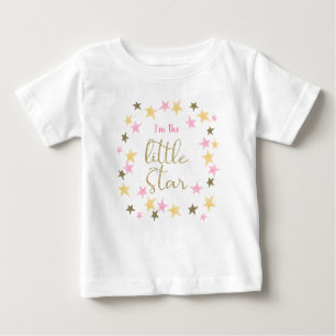 1st Birthday Twinkle Little Star Baby Girl  Baby T-Shirt