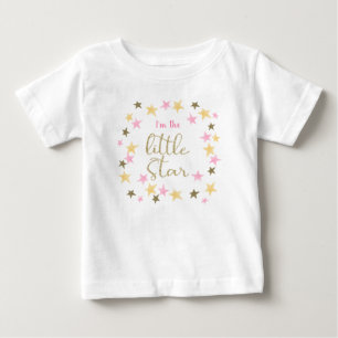 1st Birthday Twinkle Little Star Baby Girl  T-Shirt